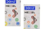 DOMS Hexel Ballpoint Ball Pen (Pack of 40, Ink Color – Blue)