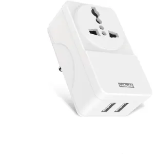 Goldmedal Zesto Travel Adaptor 1 Socket Extension Boards