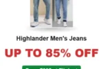 Highlander Men’s Jeans Up to 85% Off From ₹305 at Flipkart