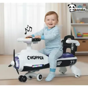 PANDA BABY PRODUCTS Swing Car Chopper for Kids with Music & Horn