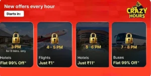Flipkart Flight Booking Offers Crazy Hours