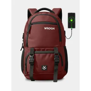 WROGN Unisex with USB Port and Rain Cover 40 L Laptop Backpack