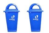 CELLO Kleeno Plastic Garbage Manual-Lift Dustbin With Dome Lid 110 LTR