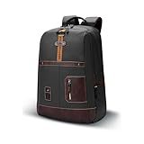 Gear Classic 6 | 31L Antitheft Large Faux Leather Water Resistant Laptop backpack