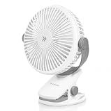 LONGWAY Clipzy Portable Rechargeable Clip Fan