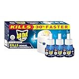 All Out Ultra Liquid Vaporizer, Machine + 3 Refills (45ml each)