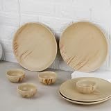 The Earth Store Ivory Italian Ceramic Dinner Set 8 Pieces