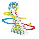 Kids Mandi Duck Roller Coaster Slide Toy Set |3 Cute Ducklings Climbing