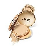 Lakme Unreal Dual Cover Pressed Powder, 2 In 1 Compact + Foundation, 10 Ivory, 9g