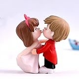 Cortina Cute Cartoon Girl and Boy Couple Ornaments