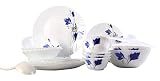 Larah By Borosil Ageria Opalware Glass Dinner Set,Pack of 25