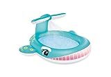 Intex Plastic Whale Spray Pool, Multi Color, Kid
