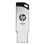 HP v236w 128GB USB 2.0 Flash Drive/Pen Drive, Metal Silver