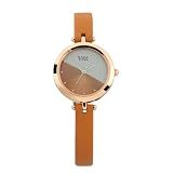 Titan Raga Viva Rose Gold Dial Women Watch with Leather Strap
