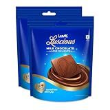 LuvIt. Luscious Love Delights – Heart Shaped Chocolate Bars Pack of 2-162g Each