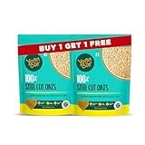 Yogabar Steel Cut Oats 750g(Pack of 2)| 100% Gluten-Free, High Fiber