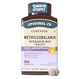 Cureveda Liposomal Vitamin B12 1500 mcg  Energy | 90 Tablets