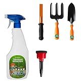 TrustBasket 5 Pcs Durable Earth Angles Multi-Purpose Plant Care/Garden Tool kit