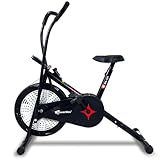 PowerMax Fitness BA-151 Air Bike with Moving Handles, Adjustable Seat