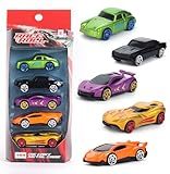 Amazon Brand – Jam & Honey Premium Die-Cast Metal Car  | Pack of 5