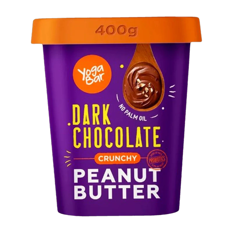 Yogabar Crunchy Dark Chocolate Peanut Butter(400 g)