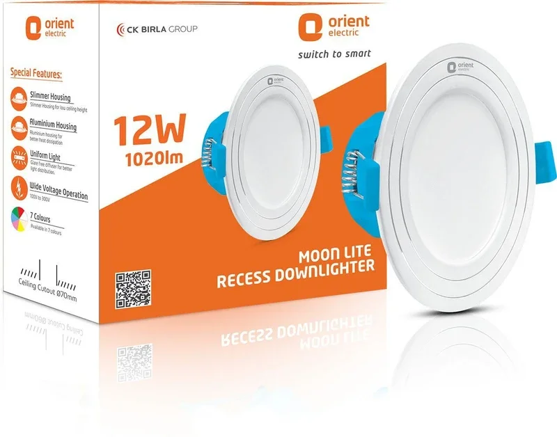 Orient Electric Moonlite Recess 12W Downlighter