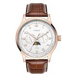 TIMEX Analog Watch for man with Grey Round Dial  TWEG19608