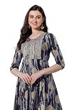 MIRCHI FASHION Women’s Cotton Sequins Embroidery Work A-Line Kurti
