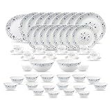 La Opala Classique Opalware Dinner Set, 53 Pcs, Family of 8