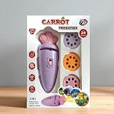 HOMOZE Carrot Projection Flashlight Toy for Kids | 2-in-1 Image Projector Torch
