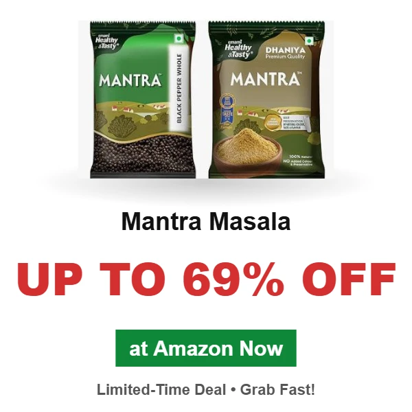 Mantra Masala Up to 69% off at Amazon Now