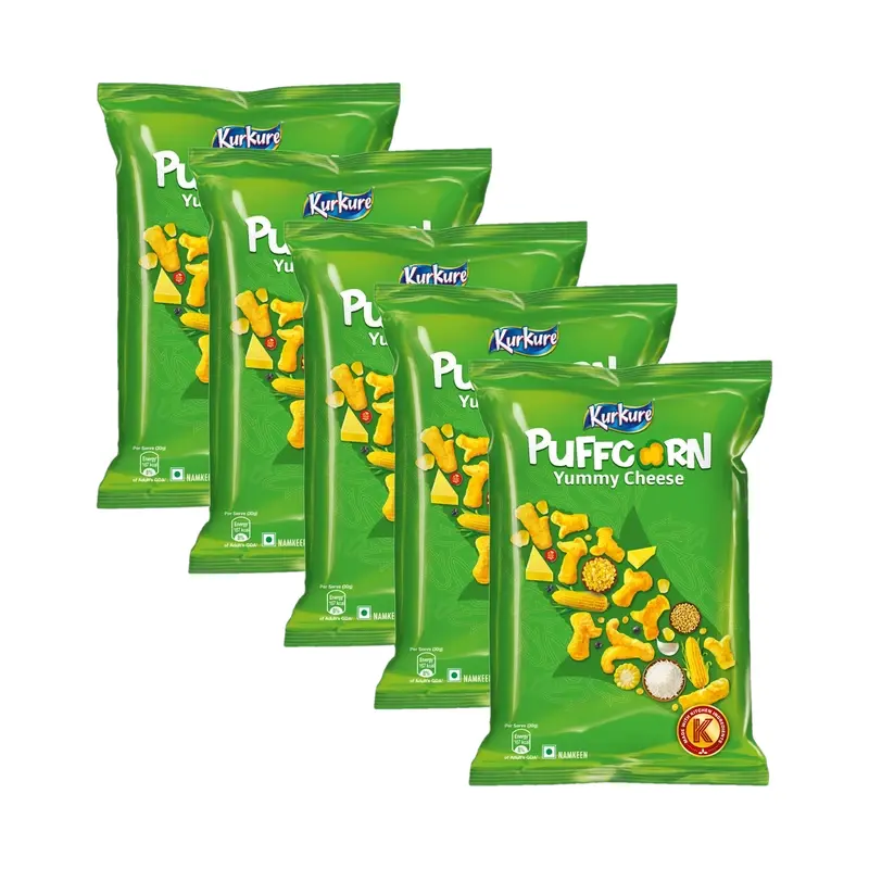 KURKURE Cheese Puffcorn(5 x 52 g)