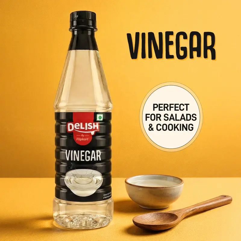 Delish by Flipkart White Vinegar Vinegar(620 ml)