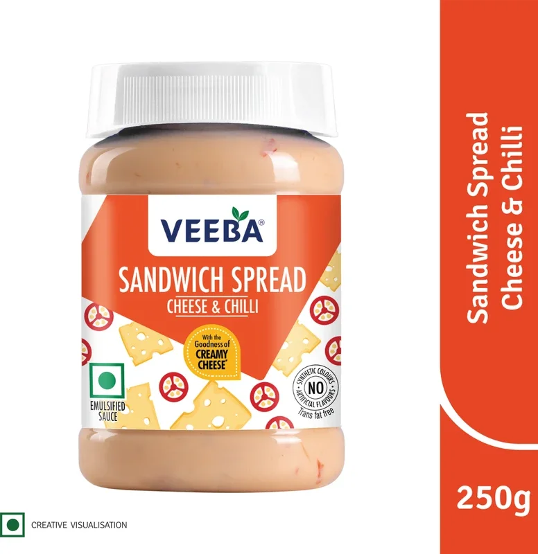 VEEBA Sandwich Spread Cheese & Chilli(250 g)